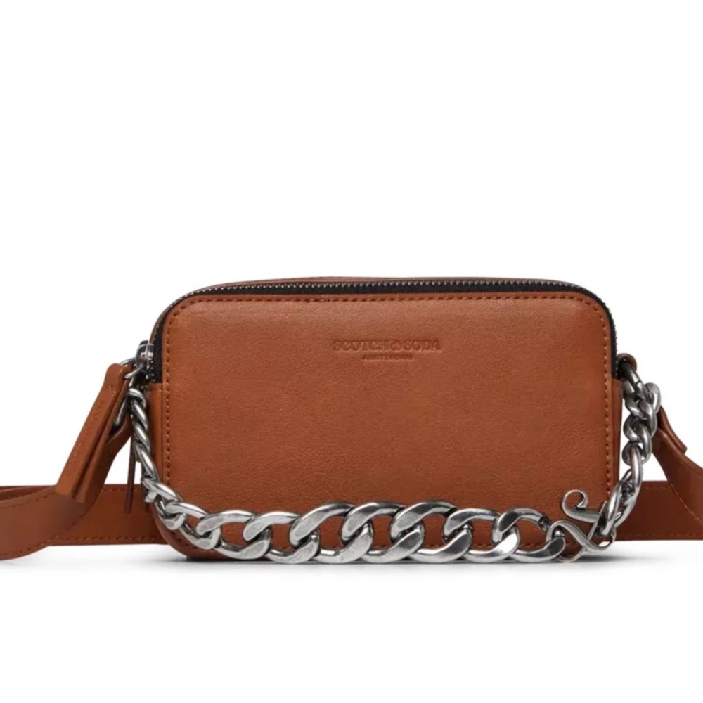 NWT Brown Leather Bag